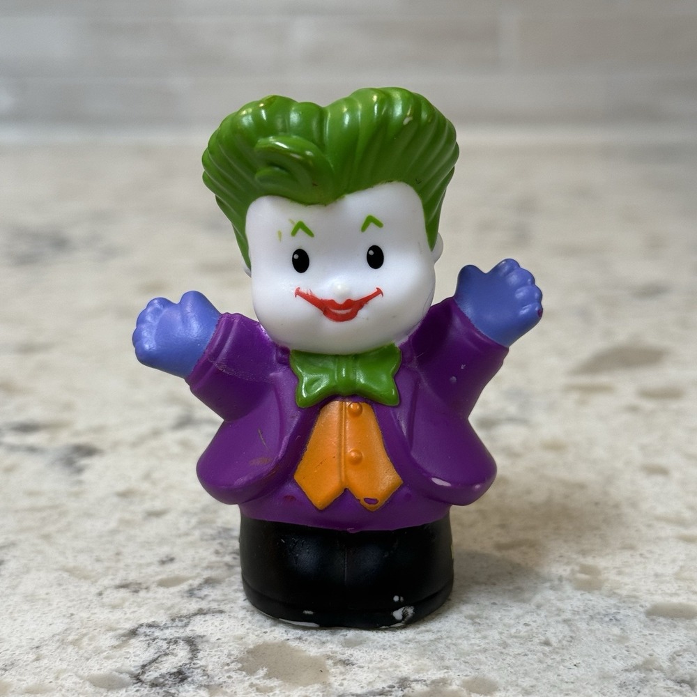 Fisher Price Little People DC Super Friends The Joker Green Hair Clown 2011